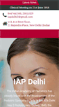 Mobile Screenshot of iap-delhi.com