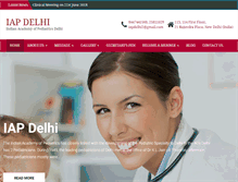 Tablet Screenshot of iap-delhi.com